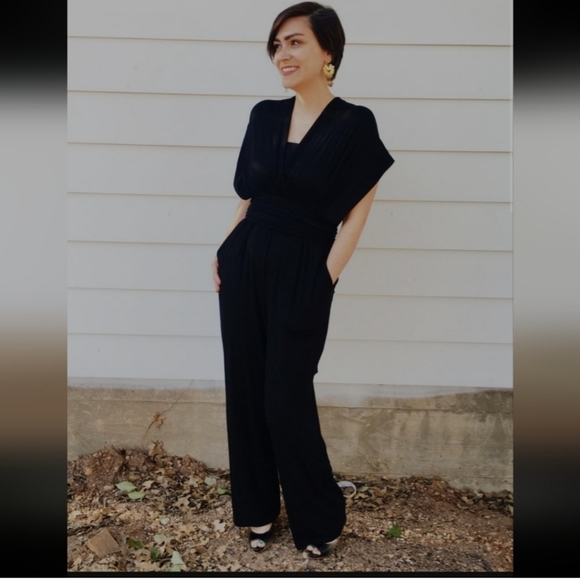 Seamly Wrap Convertible Jumpsuit. - Picture 1 of 5